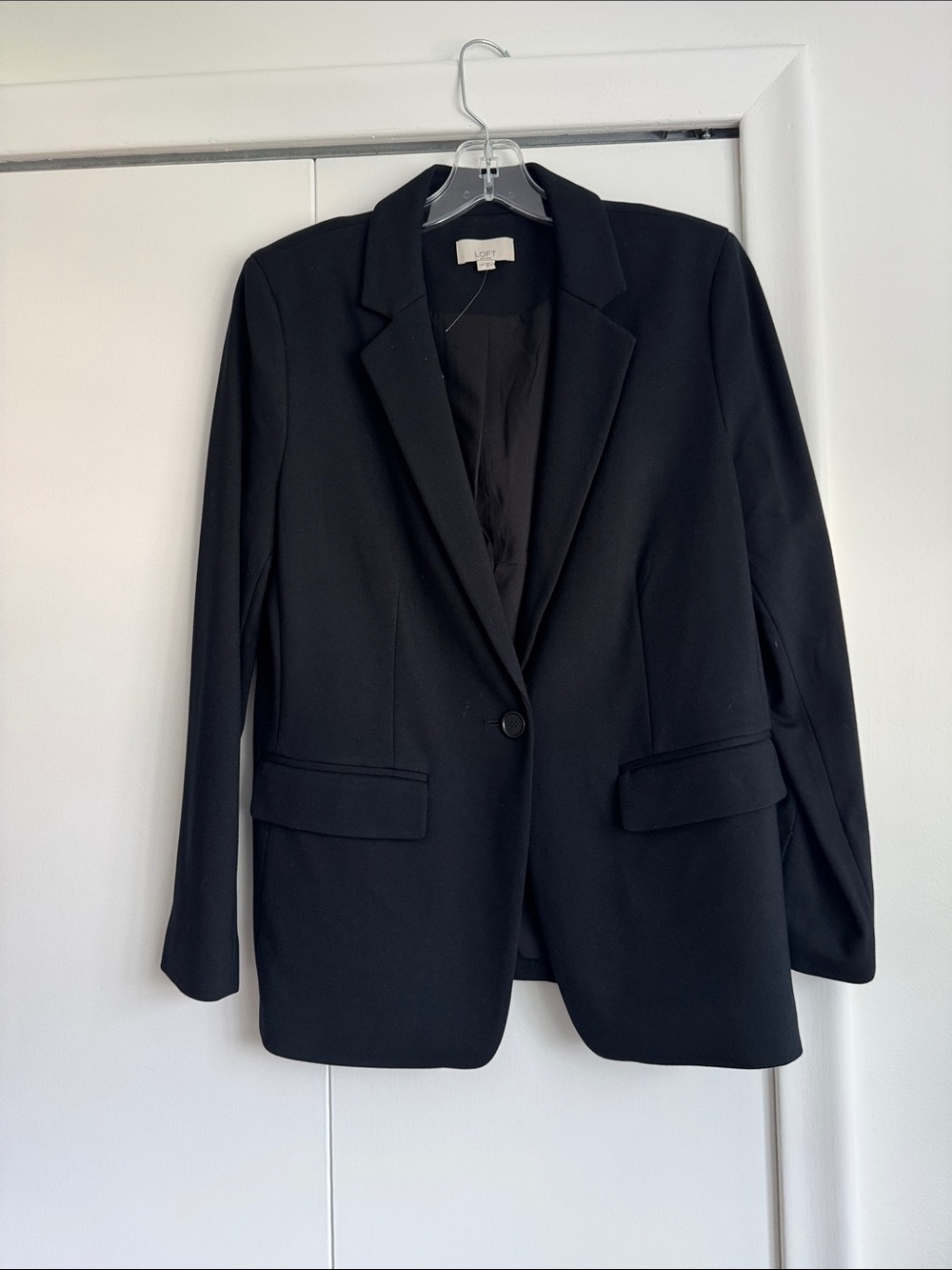 LOFT Black Single-Button Women's Blazer